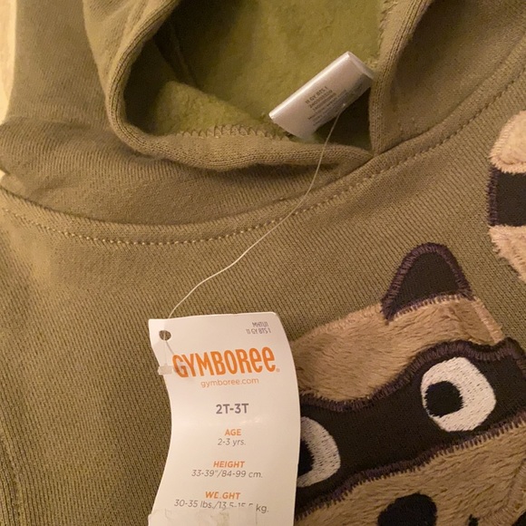 NWT Gymboree boys size2 raccoon sweater & hoodie - Picture 8 of 8